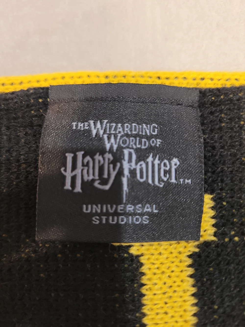 Hufflepuff Yellow and Black Party Scarf